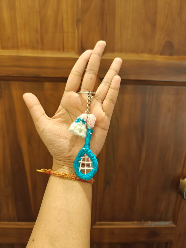 Badminton-Shuttle Keychain