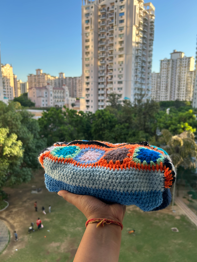 Crochet Large Utility Pouch