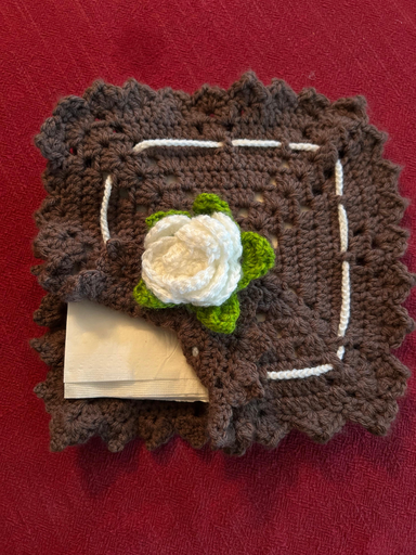 Crochet Tissue Holder