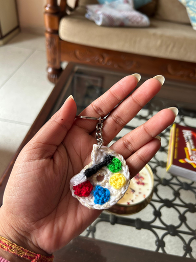 Art Palette Keychain